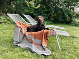 Design for dogs kuschelige Hundedecke und hochwertig aus Merino gewebt in Italien und für Hundeliebhaber