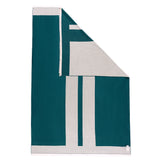 Schicke Reisedecke in schlichtem Design aus Merino Wolle in petrol grau