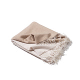 Travel Blanket "Light Companion" of cashmere and merino "Color Blocks Beige"
