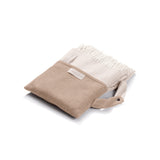 Travel Blanket "Light Companion" of cashmere and merino "Color Blocks Beige"