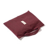 Travel Blanket "Light Companion" of merino and yak "Eggplant Turtle" with or without handle