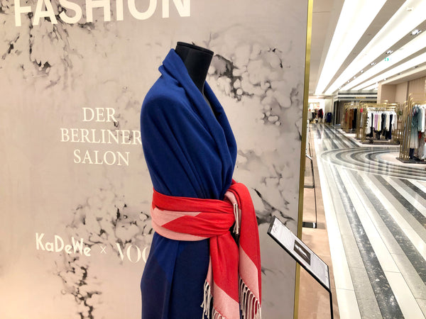 Blog Vote for Fashion im KaDeWe zur Fashion Week Berlin mit Wolldecken