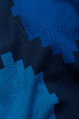 SAMPLE SALE: Gestrickte Wolldecke "Seabed Pebbles"