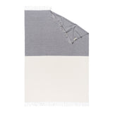 Reisedecke "Light Companion" aus Cashmere und Merino "Color Blocks Grey"