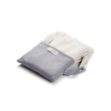 Reisedecke "Light Companion" aus Cashmere und Merino "Color Blocks Grey"