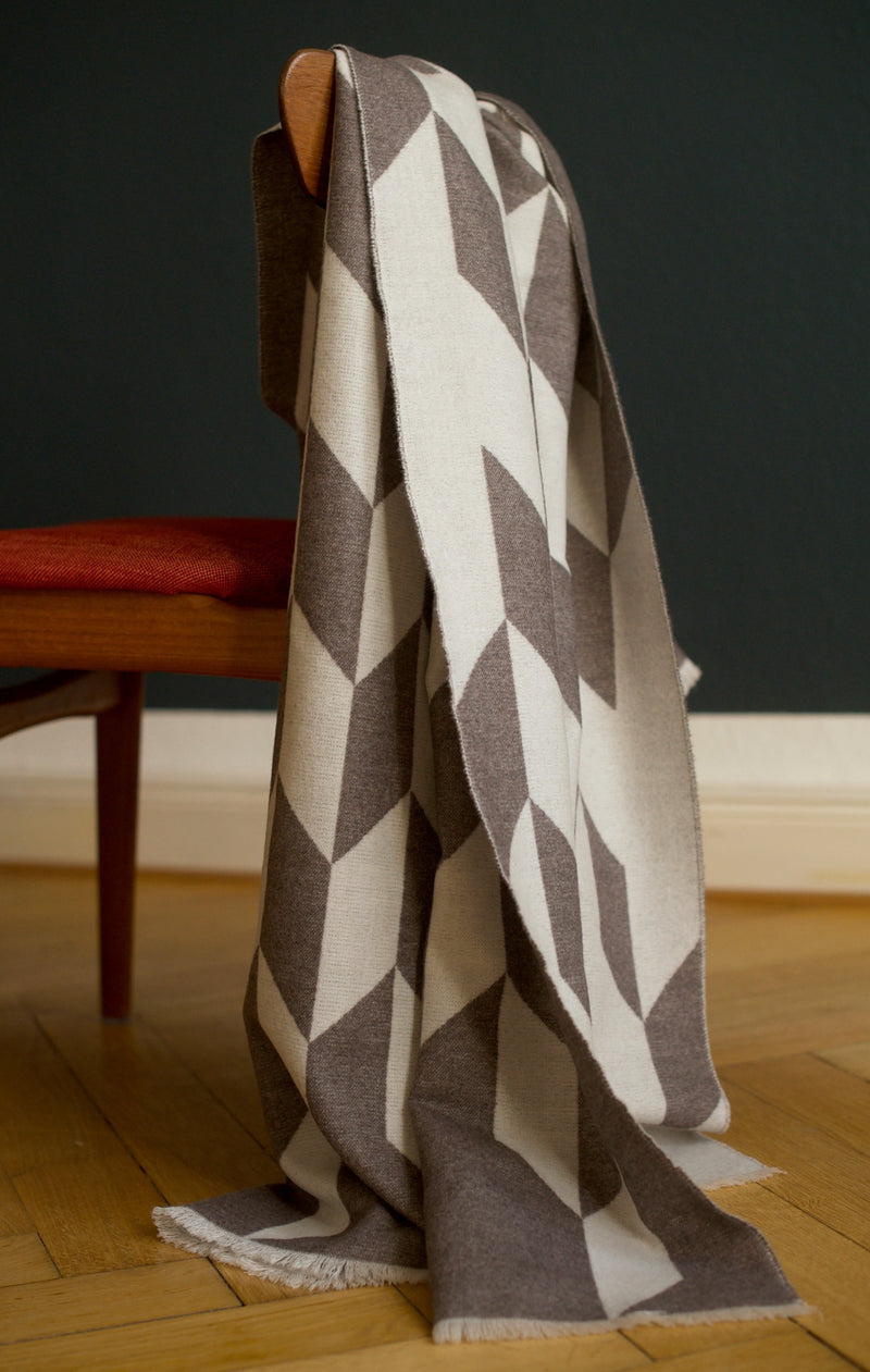 Blanket / Throw of extra fine merino