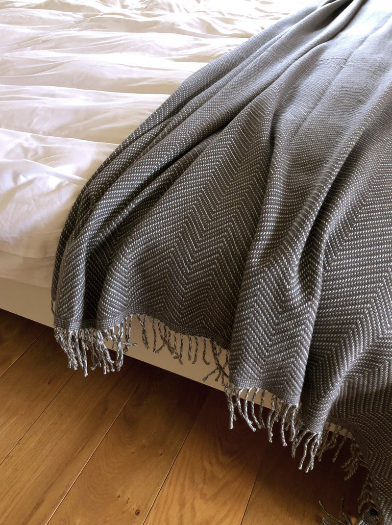 Bedspread Bed Blanket of extra fine merino